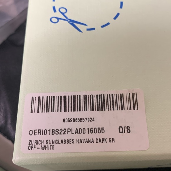 Off-White Zurich Havana Dark Green Sport Unisex sunglasses - Picture 14 of 15